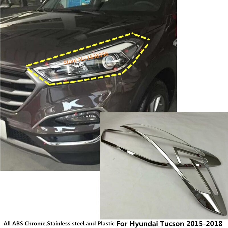 Hot  For Hyundai Tucson 2015 2016 2017 2018 ü   Ʈ  ĵ   ƽ ABS ũ Ŀ Ʈ